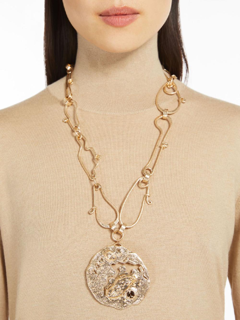 Weekend Collana in metallo con spilla Vendite Flash
