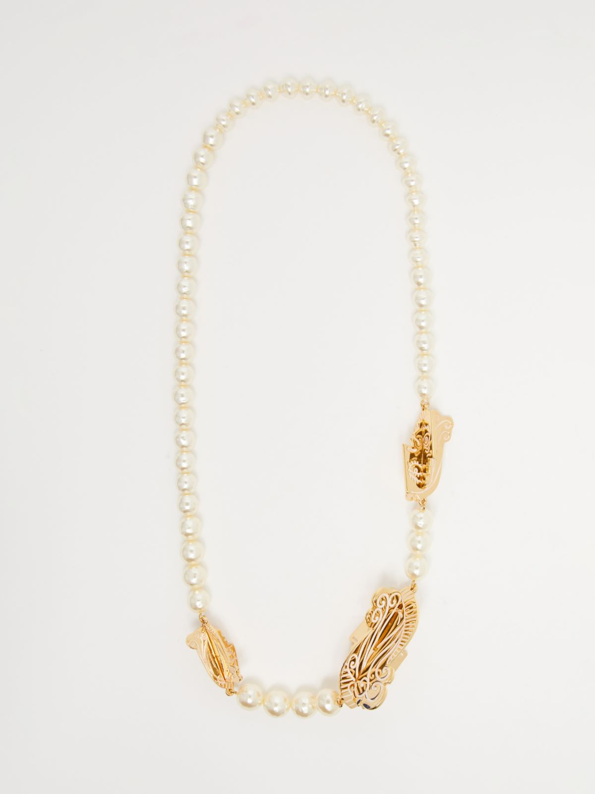 Weekend Collana cubista con perle