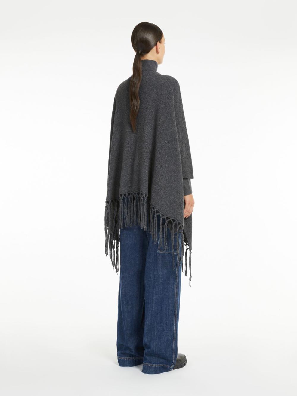 Weekend Poncho in pura lana In Linea