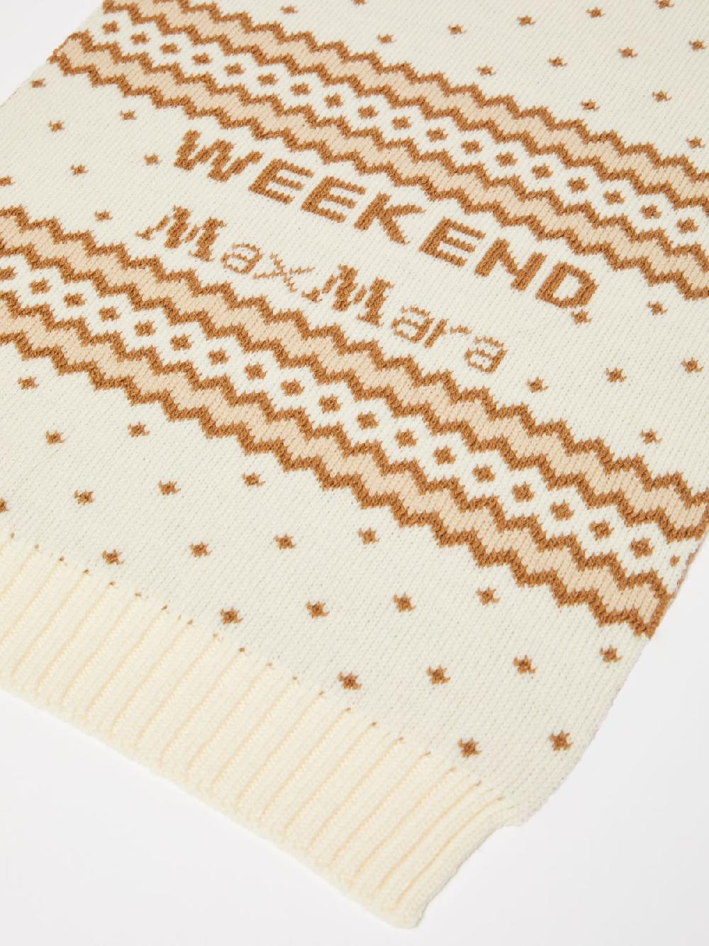 Weekend Sciarpa in lana jacquard Qualità