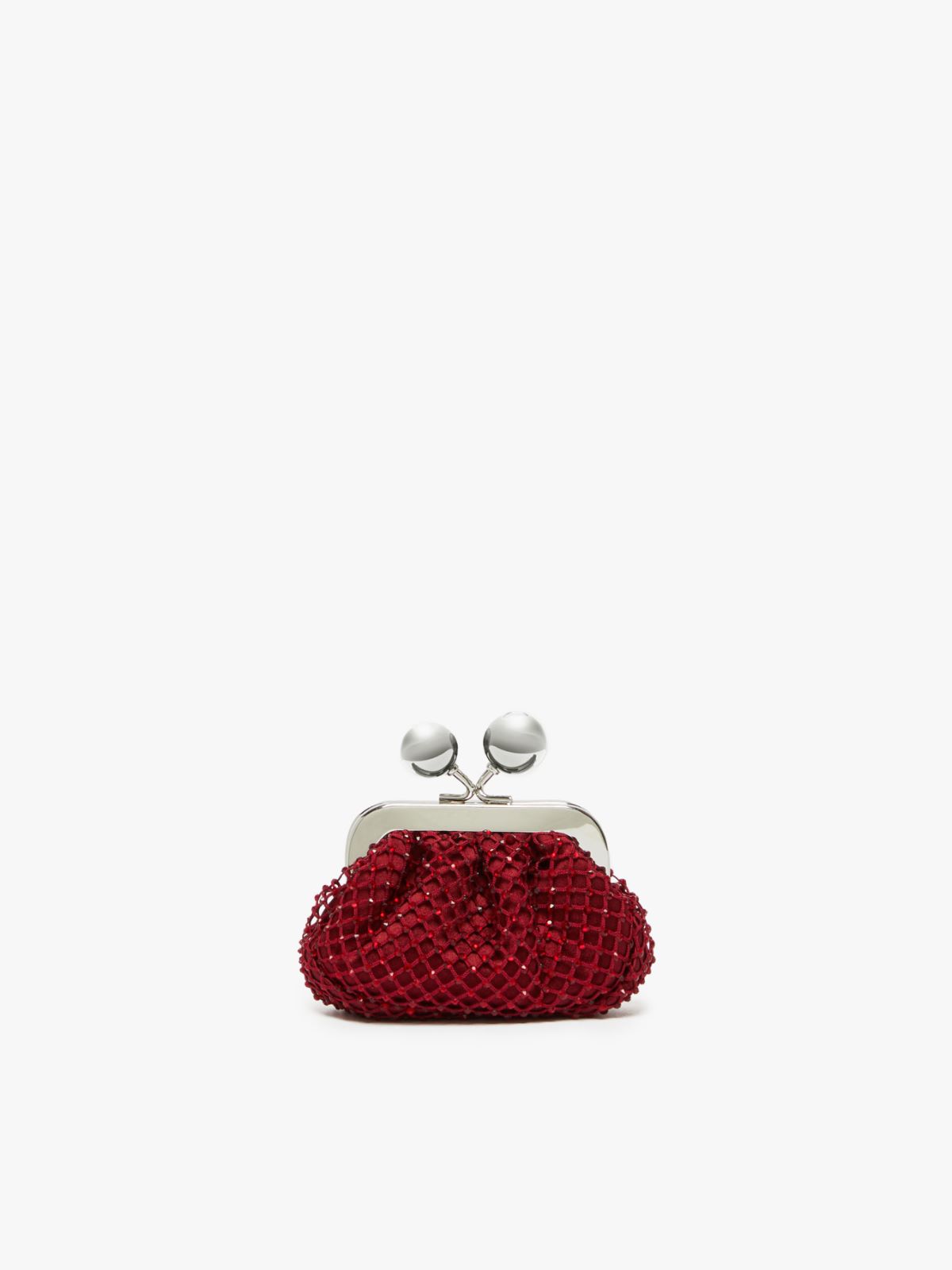 Weekend Pasticcino Bag Nano in raso con strass Negozio