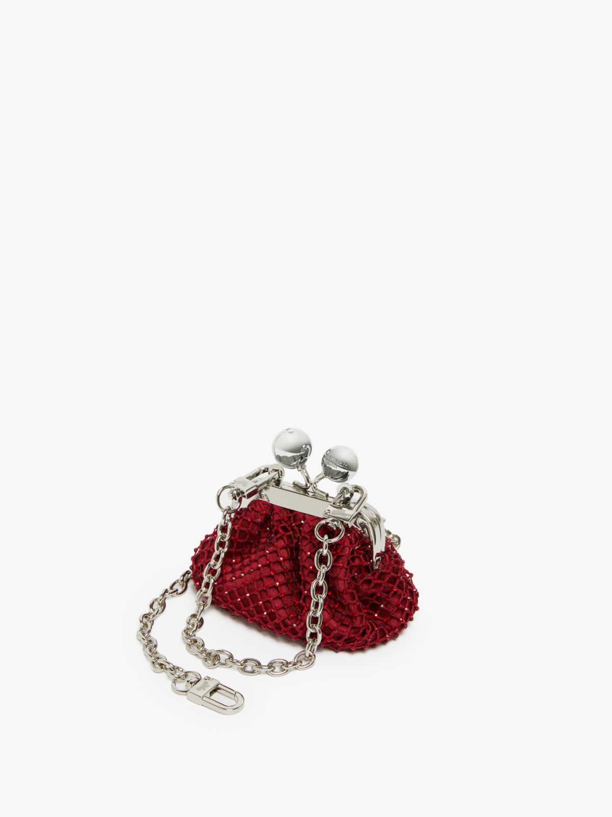 Weekend Pasticcino Bag Nano in raso con strass Negozio