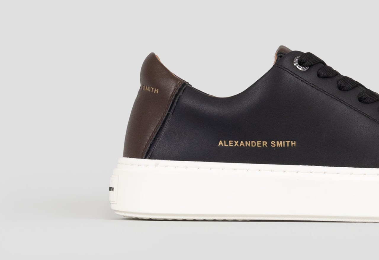 Alexander Smith LONDON MAN BLACK DARK BROWN Nuova