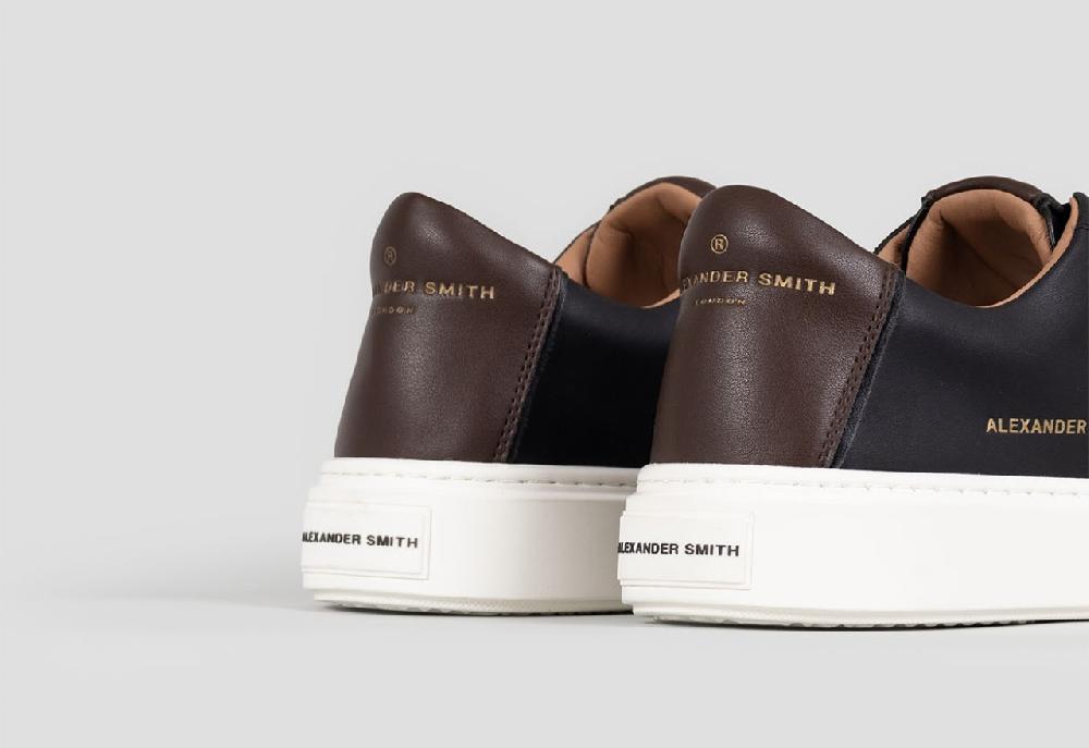 Alexander Smith LONDON MAN BLACK DARK BROWN Nuova