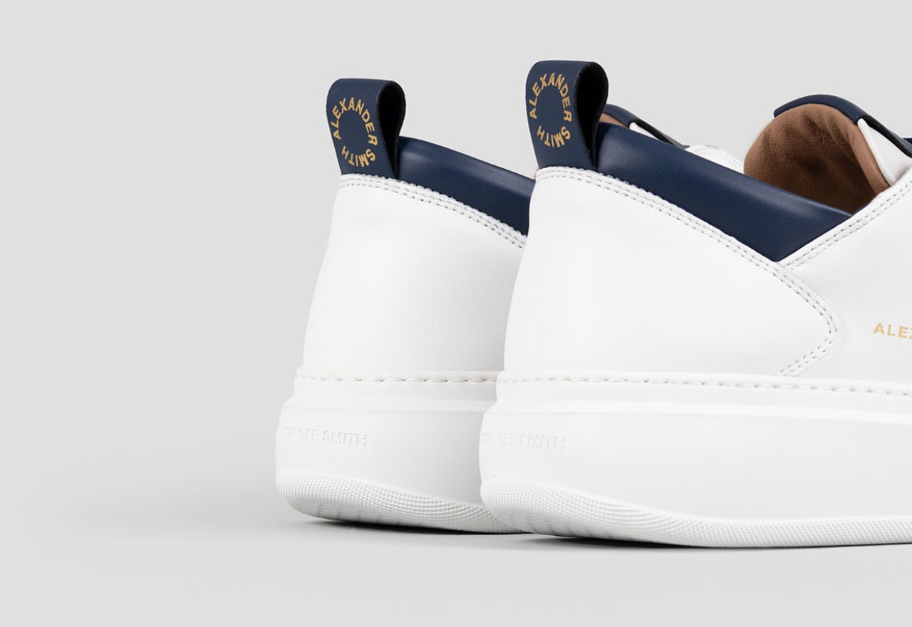 Alexander Smith WEMBLEY MAN WHITE BLUE In Linea
