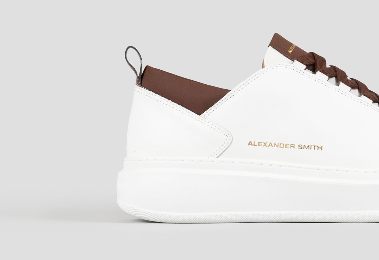 Alexander Smith WEMBLEY MAN WHITE BROWN Prezzo Ridotto