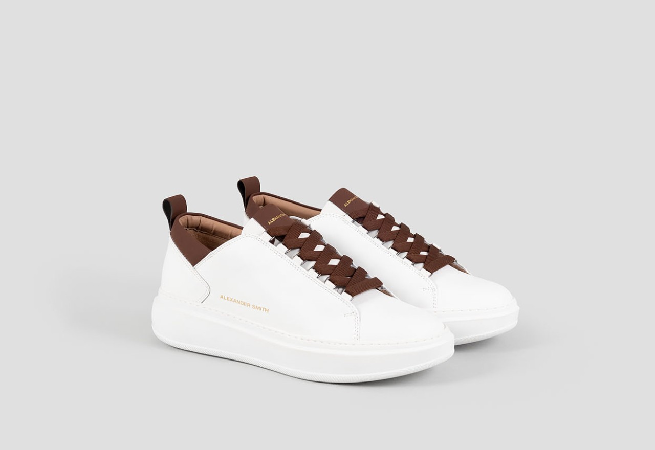 Alexander Smith WEMBLEY MAN WHITE BROWN Prezzo Ridotto