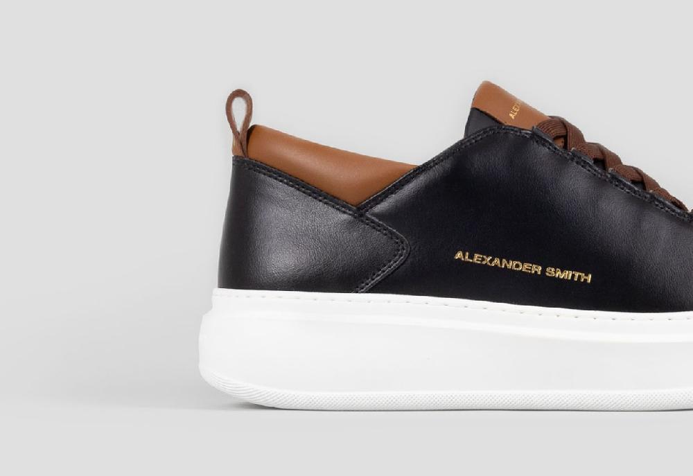 Alexander Smith WEMBLEY MAN BLACK DARK COGNAC Soddisfazione Garantita