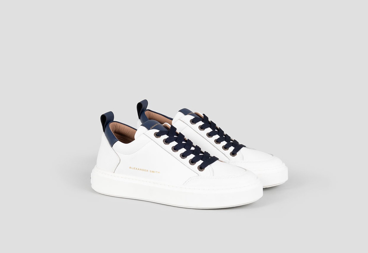 Alexander Smith BOND MAN WHITE BLUE Fino Al -60%