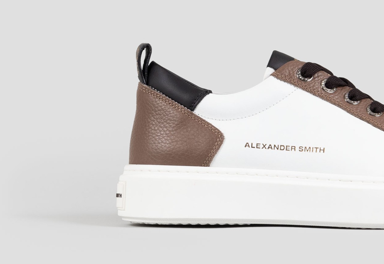 Alexander Smith BOND MAN DARK COGNAC WHITE Sconto