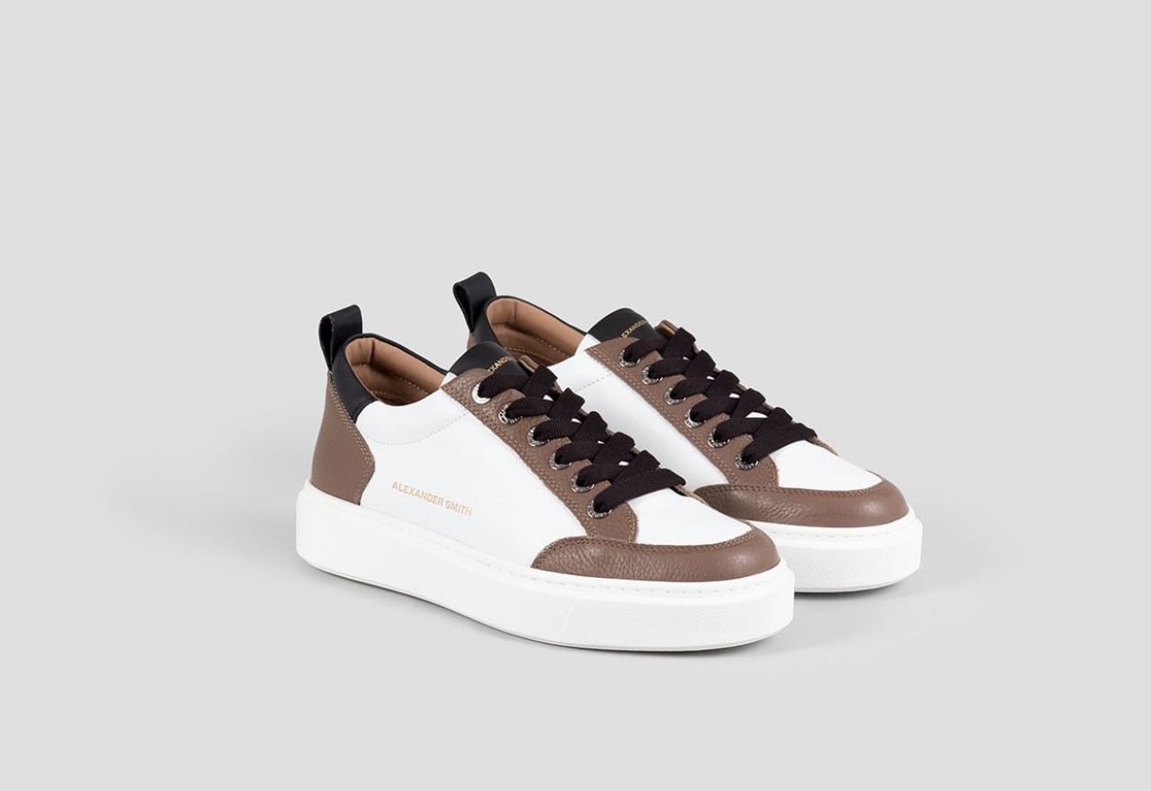 Alexander Smith BOND MAN DARK COGNAC WHITE Sconto