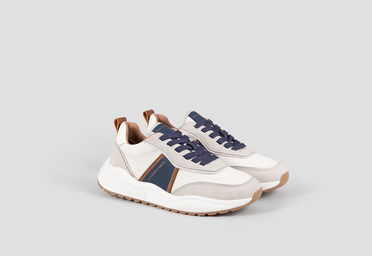 Alexander Smith ECO-DOVER MAN WHITE BLUE Hotsell
