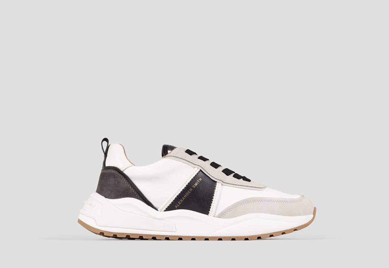 Alexander Smith ECO-DOVER MAN WHITE BLACK