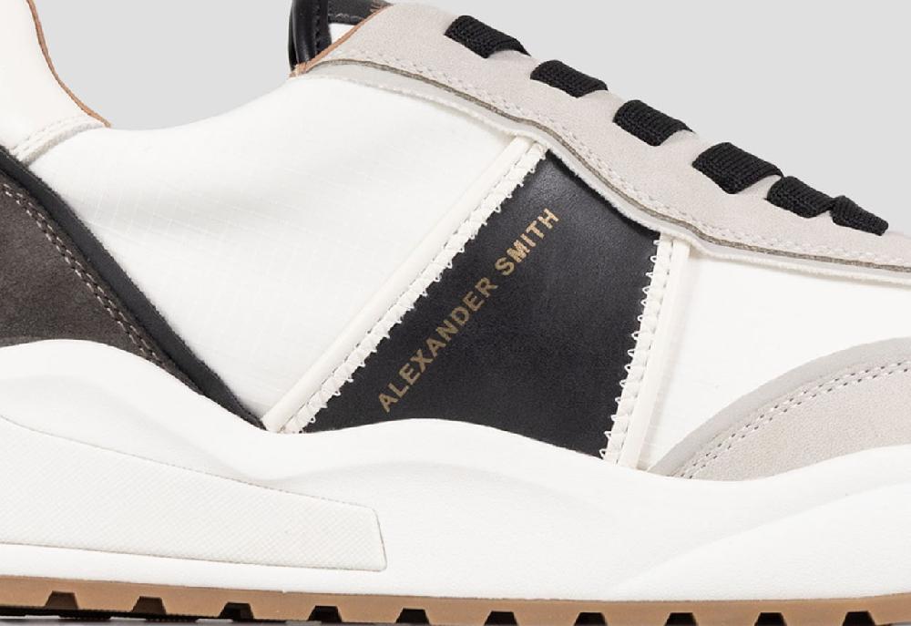 Alexander Smith ECO-DOVER MAN WHITE BLACK Vendita Economica