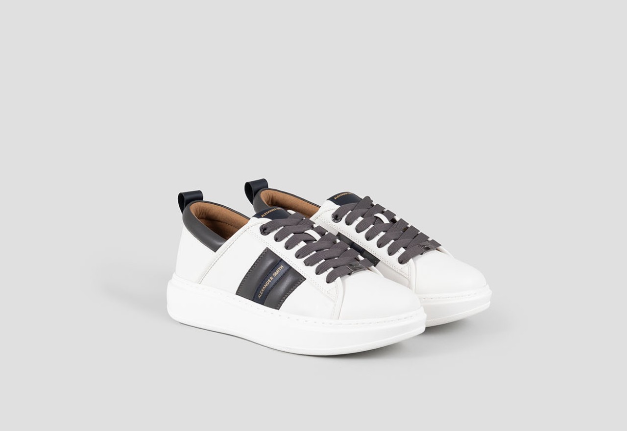 Alexander Smith ECO-WEMBLEY MAN WHITE DARK SMOKE BLUE Cyber Monday