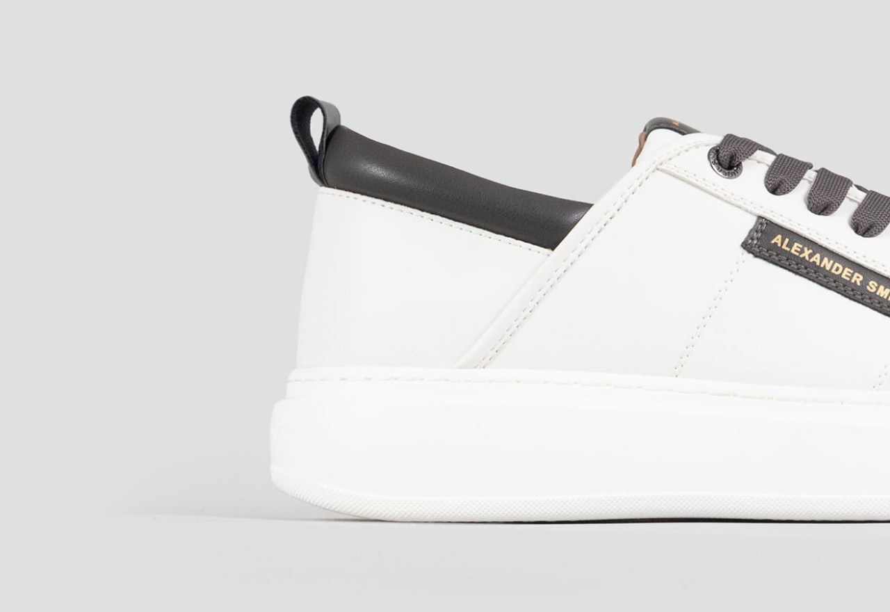 Alexander Smith ECO-WEMBLEY MAN WHITE DARK GREY Moda