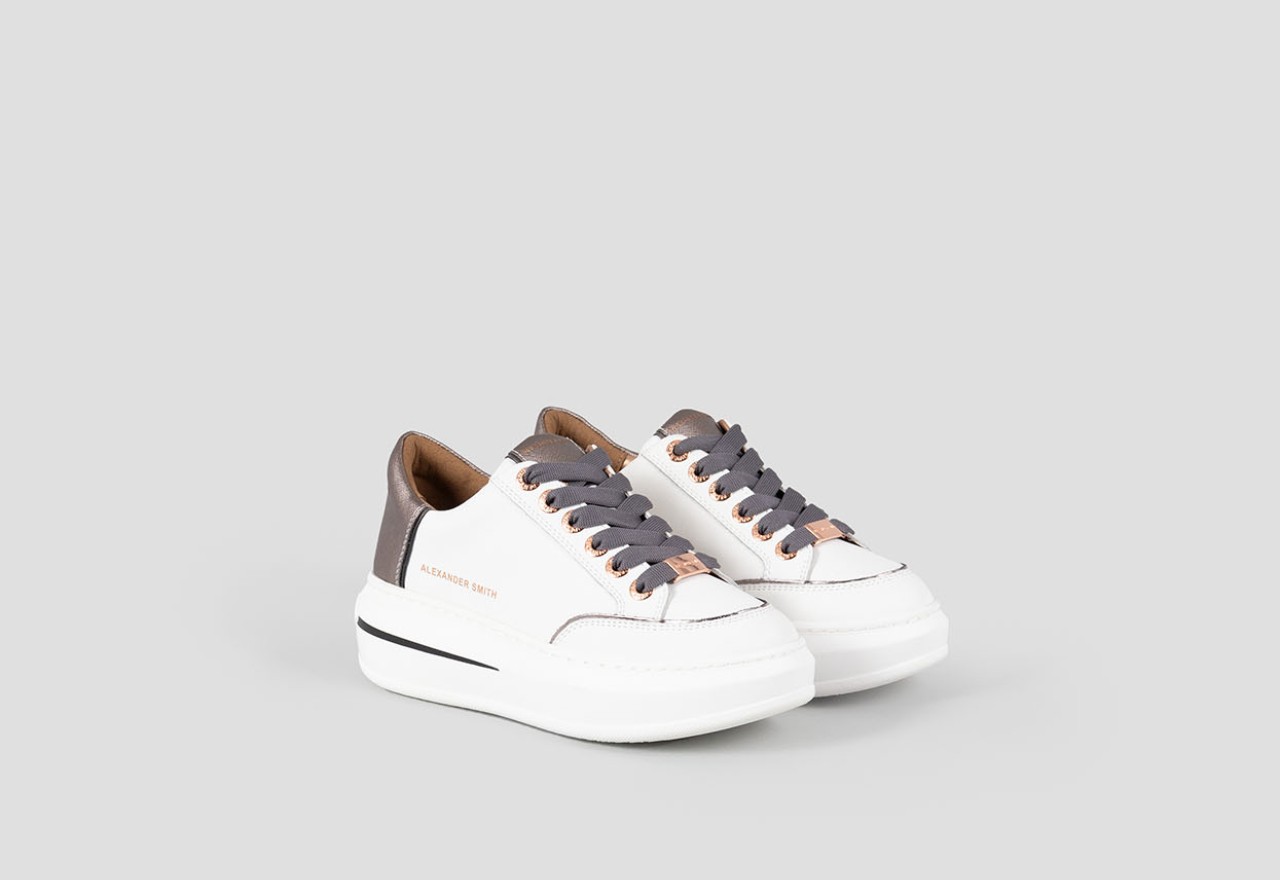 Alexander Smith LANCASTER WOMAN WHITE DARK SILVER Offerta