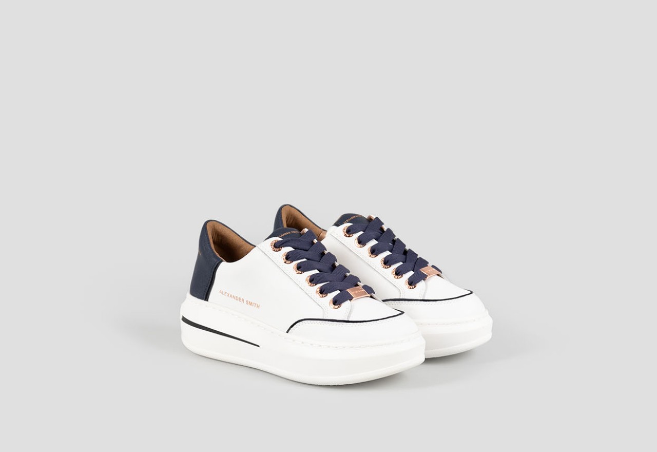 Alexander Smith LANCASTER WOMAN WHITE BLUE Outlet