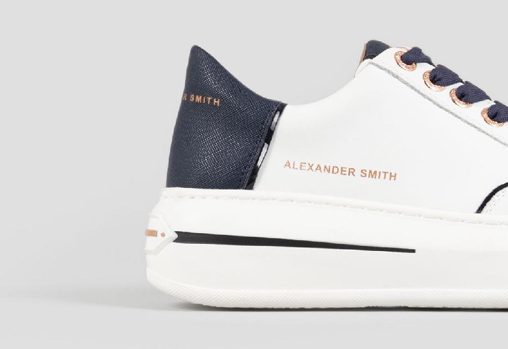 Alexander Smith LANCASTER WOMAN WHITE BLUE Outlet