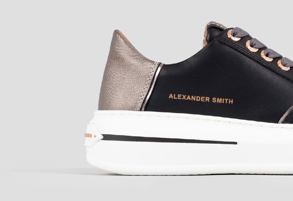 Alexander Smith LANCASTER WOMAN BLACK DARK SILVER Saldi Di Fabbrica