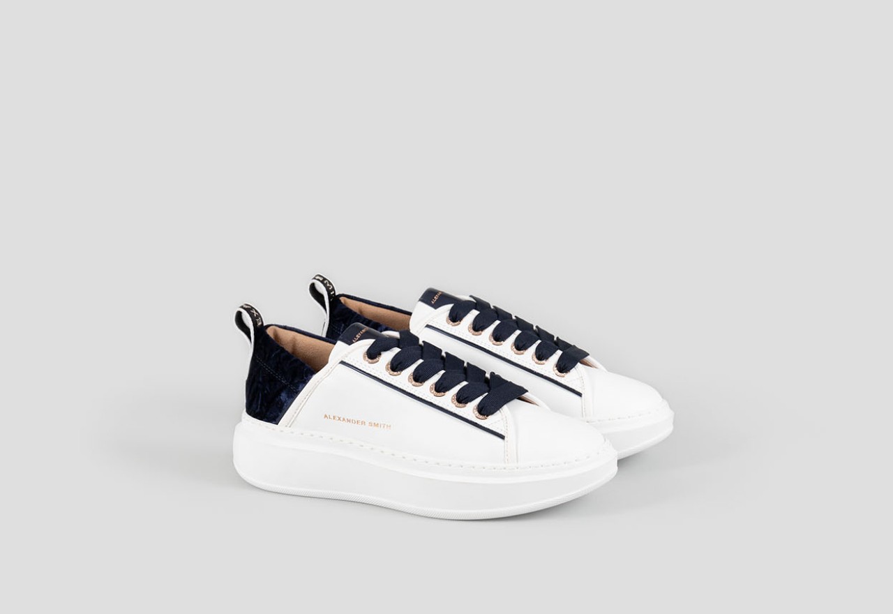 Alexander Smith WEMBLEY WOMAN WHITE BLUE Soddisfazione Garantita