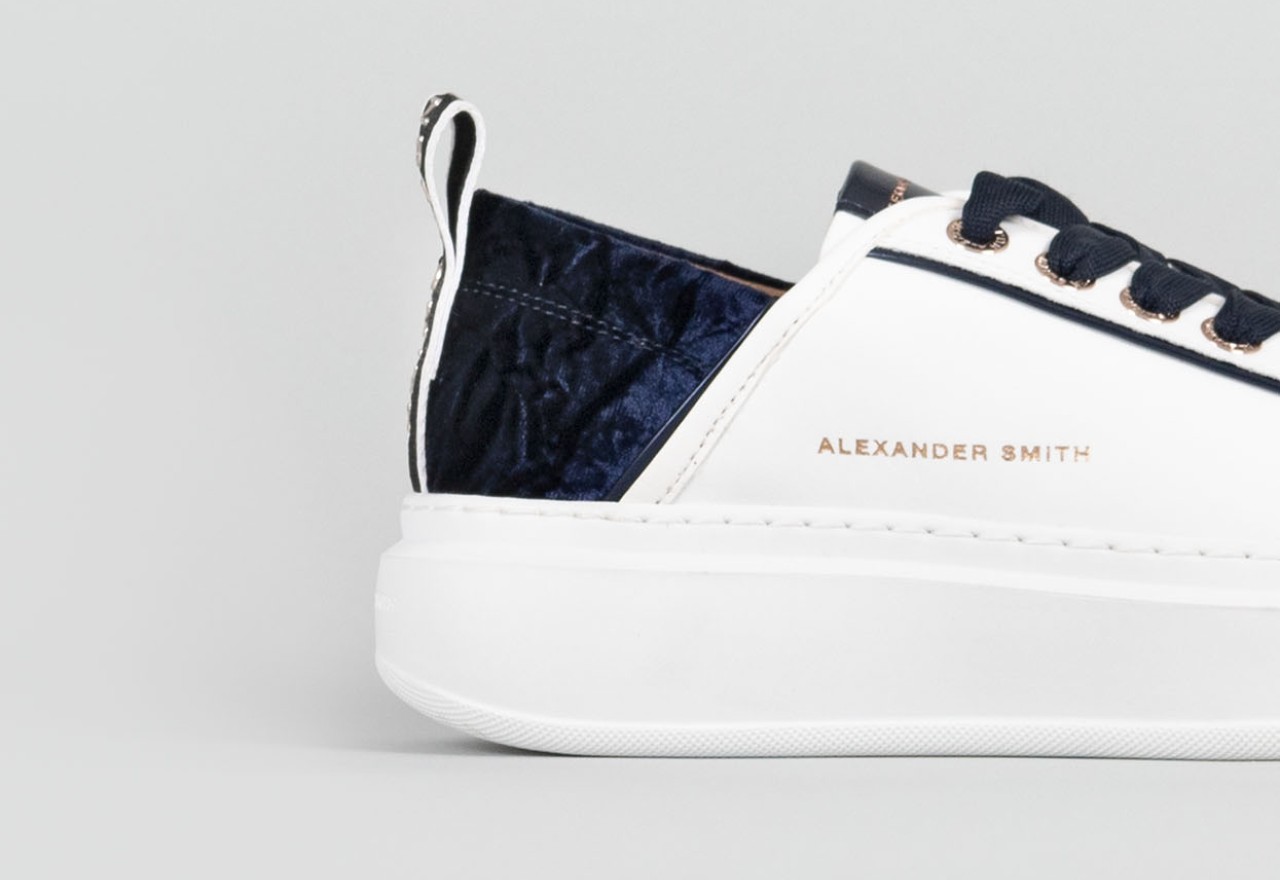 Alexander Smith WEMBLEY WOMAN WHITE BLUE Soddisfazione Garantita