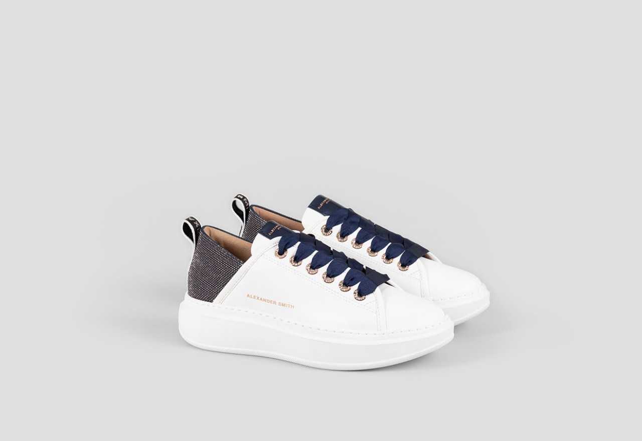 Alexander Smith WEMBLEY WOMAN WHITE BLUE Consegna Veloce