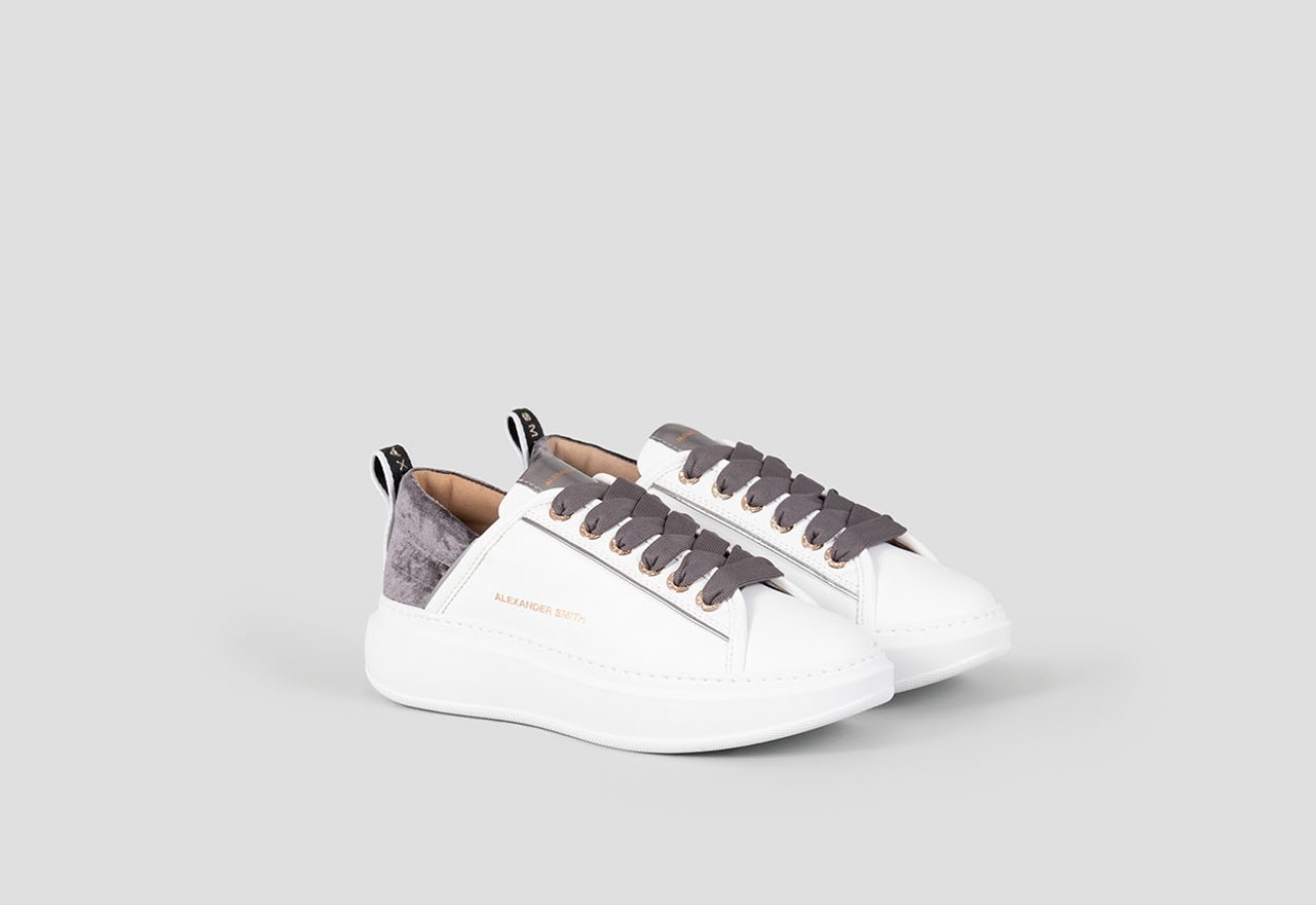 Alexander Smith WEMBLEY WOMAN WHITE DARK GREY Sottocosto