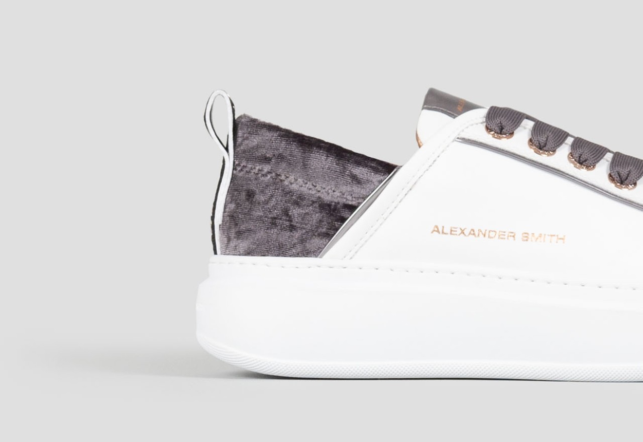 Alexander Smith WEMBLEY WOMAN WHITE DARK GREY Sottocosto