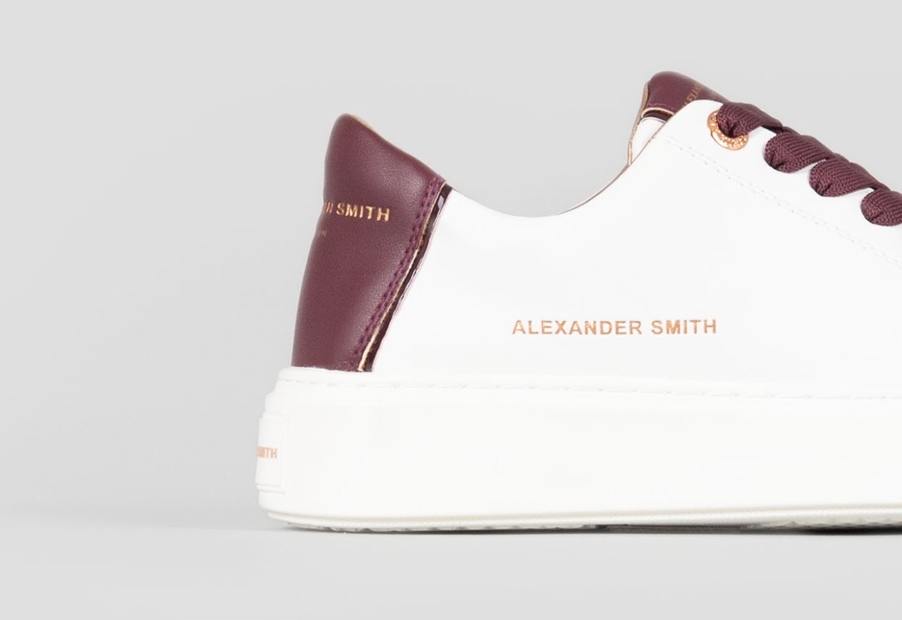 Alexander Smith LONDON WOMAN WHITE BORDEAUX Presa