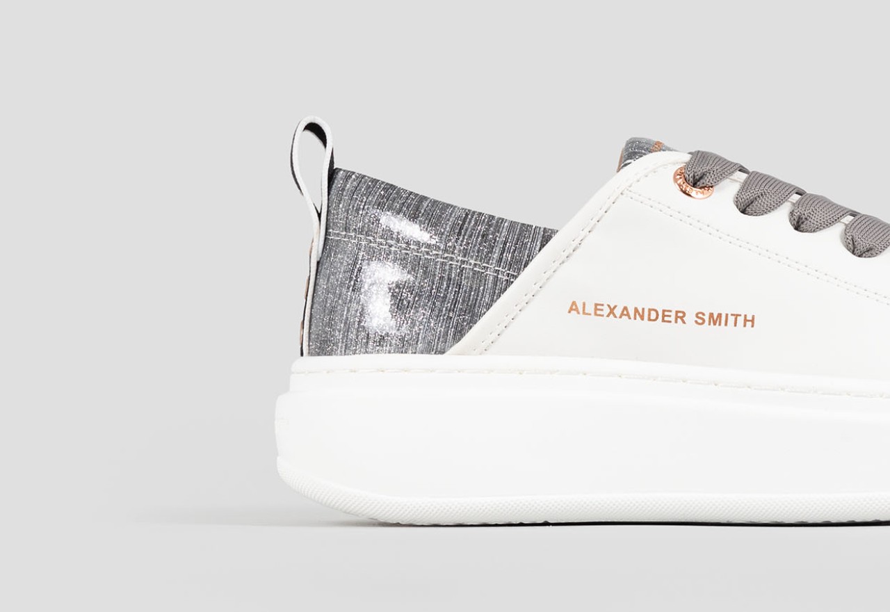 Alexander Smith ECO-WEMBLEY WOMAN WHITE SILVER Latest stili