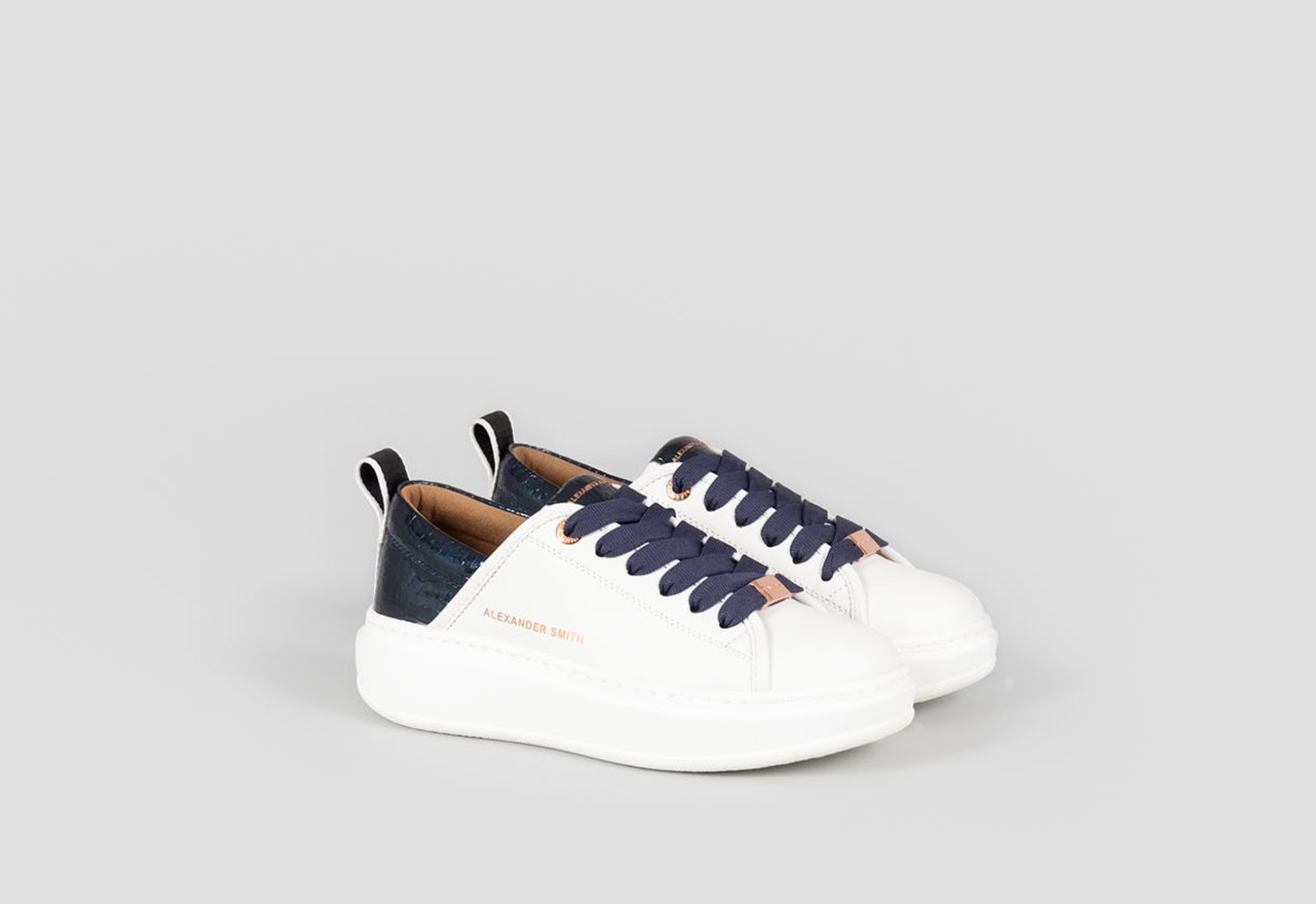 Alexander Smith ECO-WEMBLEY WOMAN WHITE BLUE Consegna Veloce