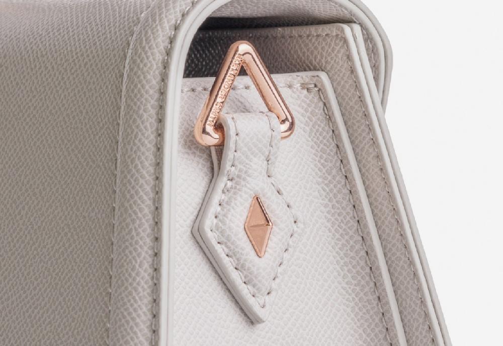 Alexander Smith ELIZABETH MINI - PASTEL GREY - PALMELLATO Vendita Calda