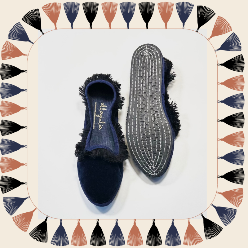 Allagiulia Friù Venezia BLU Frangia NERO Sconto