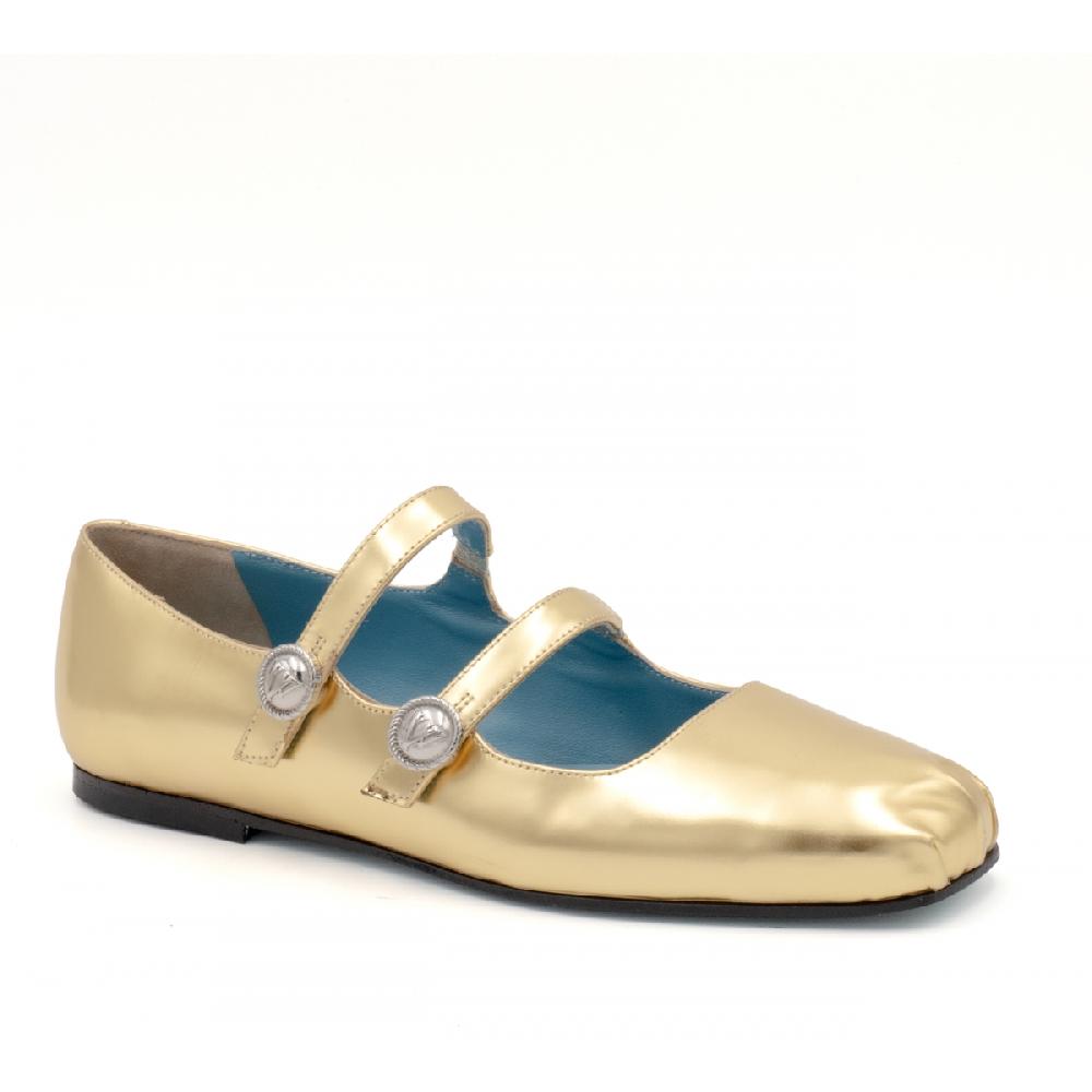Amalfi by rangoni Ballerina Bambolina oro In Linea