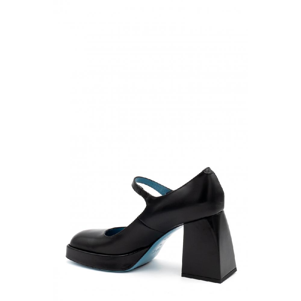 Amalfi by rangoni Scarpe maryjane plateau Piuma nere Qualità Garantita