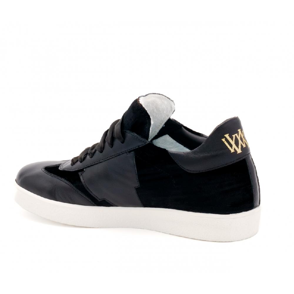 Amalfi by rangoni Sneakers Valetta velluto nero Consegna Veloce