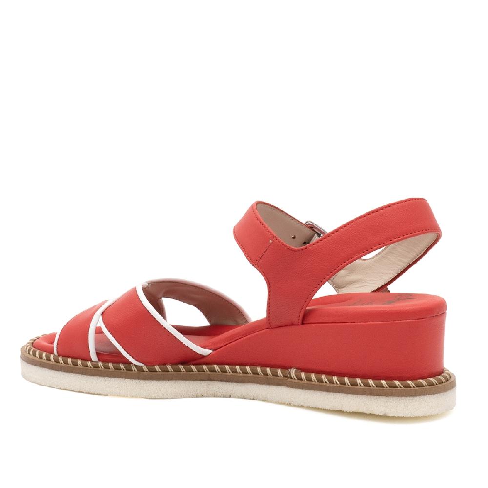 Amalfi by rangoni Sandalo espadrille Montecarlo corallo Vendita