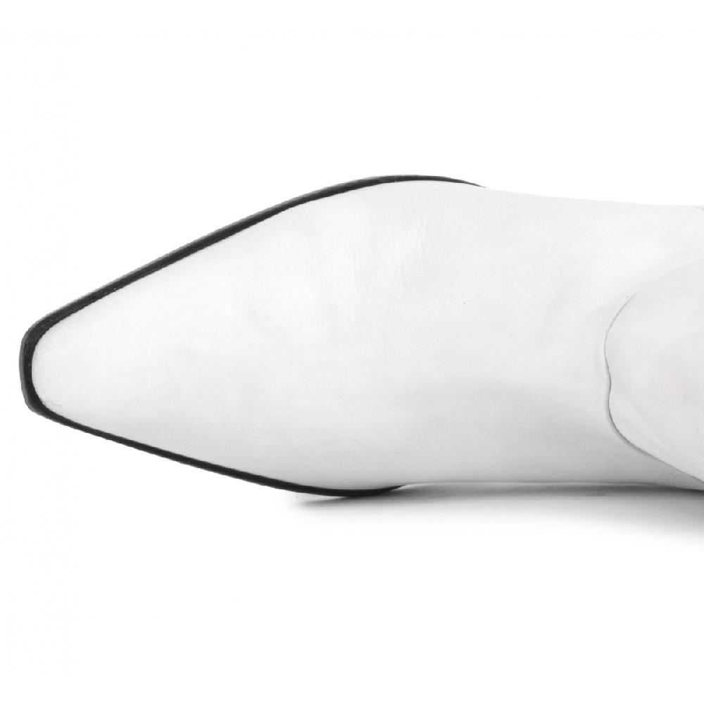 Amalfi by rangoni Stivale cuissard Drupi white Vendita Calda