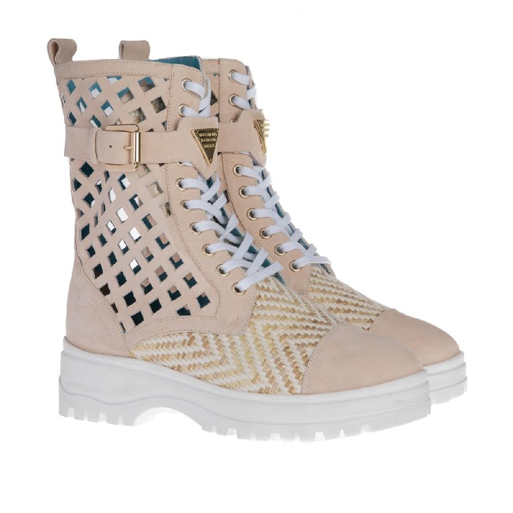 Amalfi by rangoni Stivaletto Bree beige Nuova