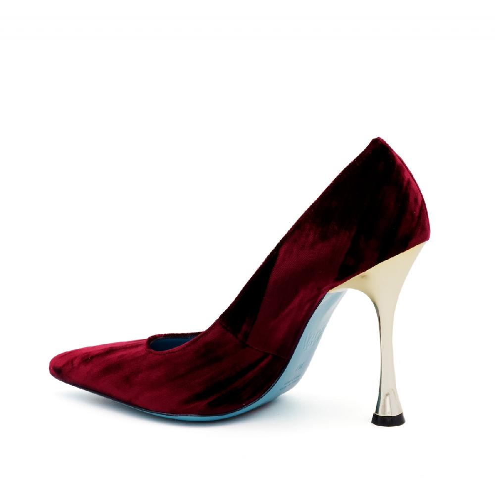 Amalfi by rangoni Décolleté Simply in velluto rosso Saldi Di Fabbrica