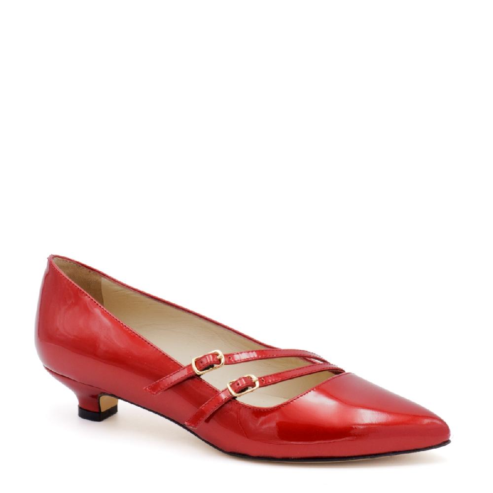 Amalfi by rangoni Décolleté Alfa rosso Qualità Garantita