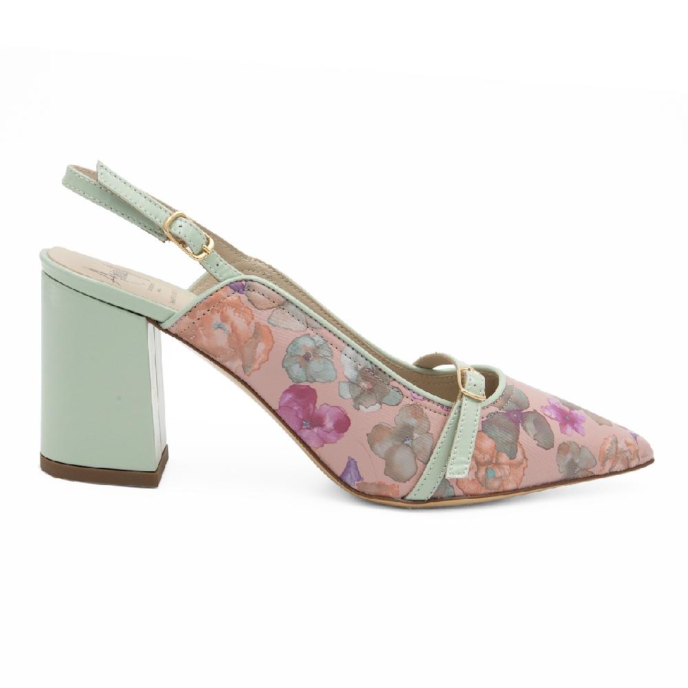 Amalfi by rangoni Décolleté Ibisco verde