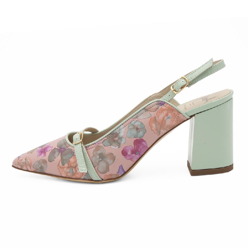 Amalfi by rangoni Décolleté Ibisco verde In Linea