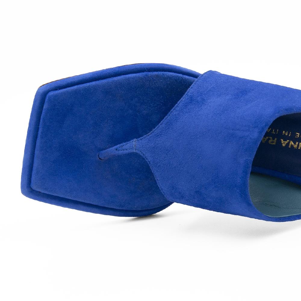 Amalfi by rangoni Mule infradito Desiderio blu Shopping Online