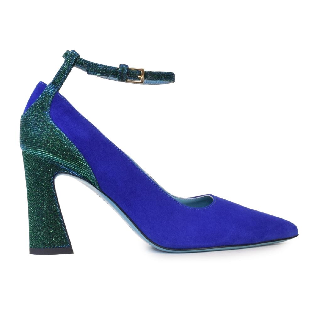 Amalfi by rangoni Décolleté Fosca blu elettrico