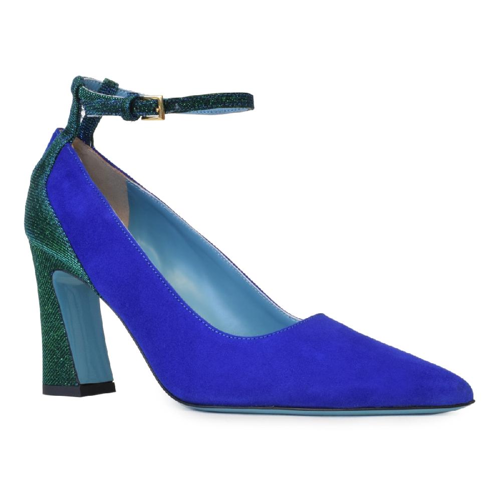 Amalfi by rangoni Décolleté Fosca blu elettrico Outlet