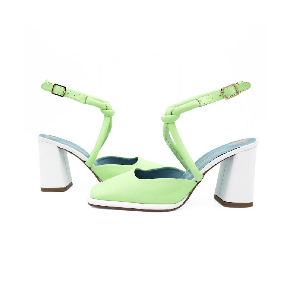 Amalfi by rangoni Décolleté slingback Elba verde Negozi Online