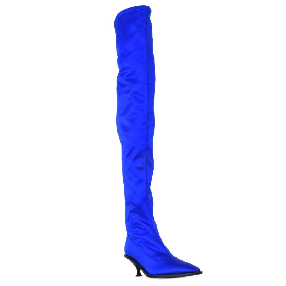 Amalfi by rangoni Stivale cuissard Dolores blu Saldi